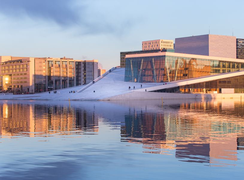 The new Oslo Opera House in Norway