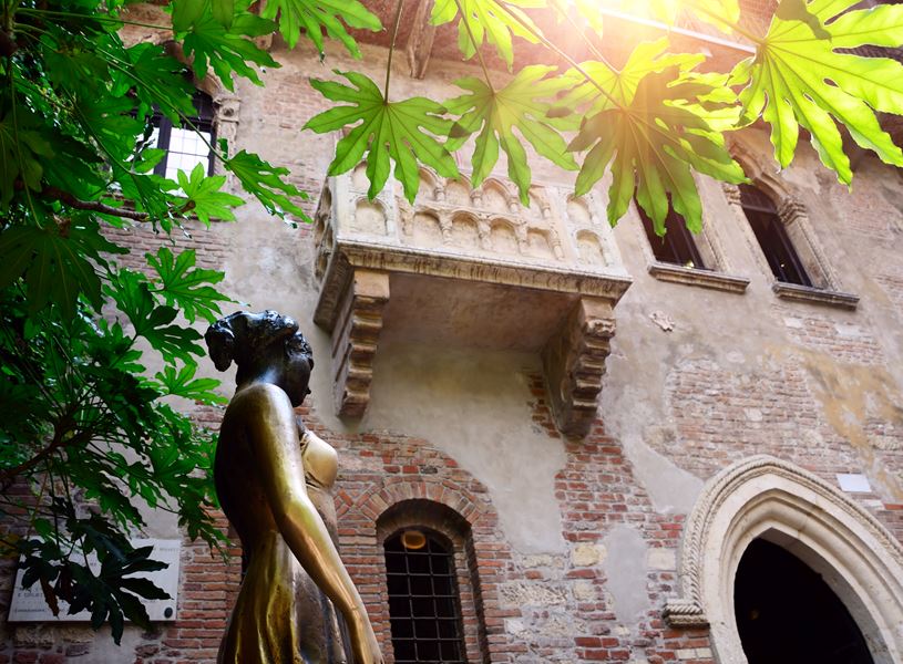 Juliet in Verona, Italy