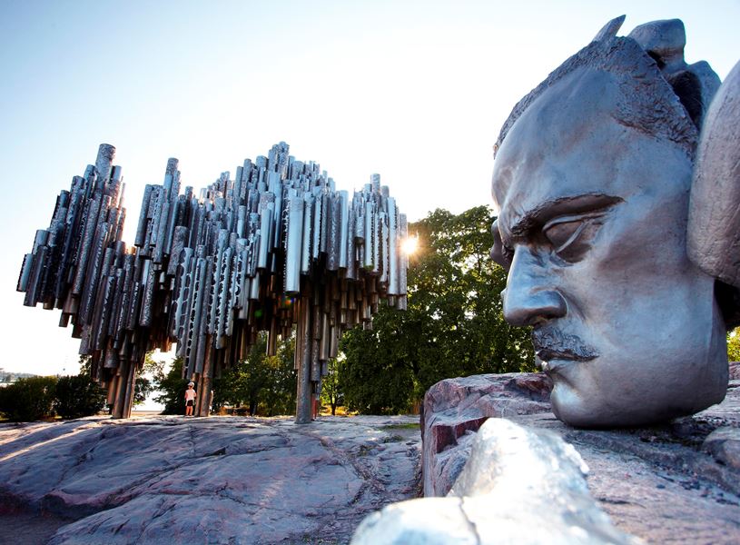 Sibelius Monument in Helsinki, Finland