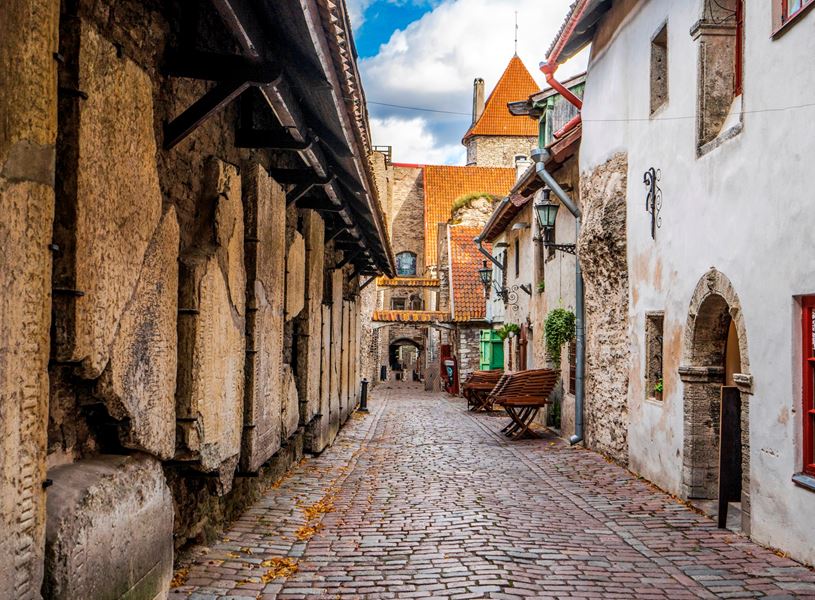 St. Catherine's Passage in Tallinn, Estonia