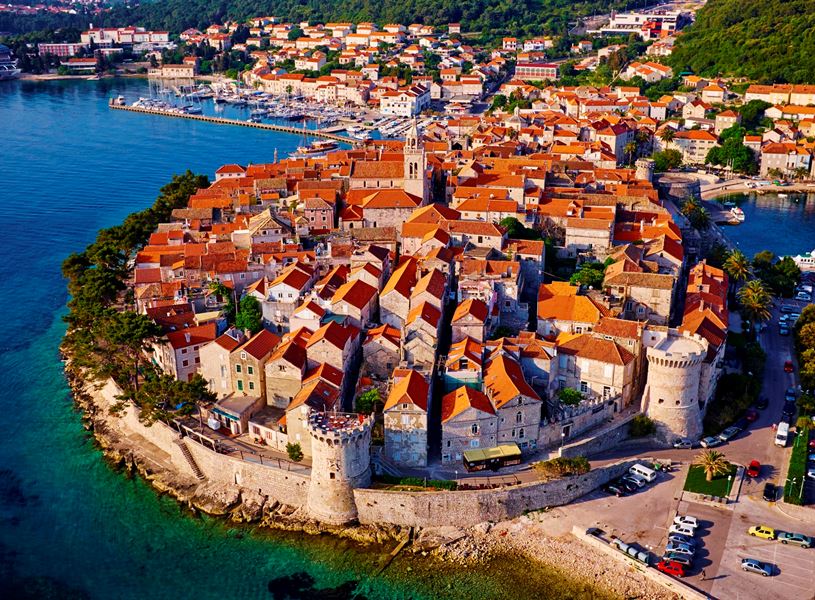 Korcula Old town, Dalmatia, Croatia