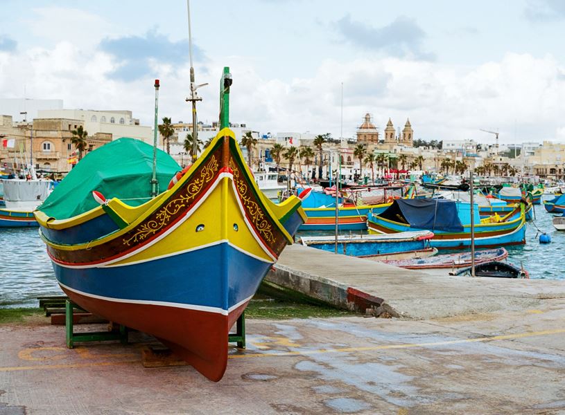 Luzzu Fishing Boat Marsaxlokk, Malta
