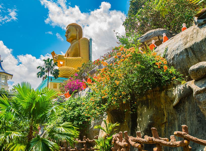 Dambulla golden temple, Dambulla, Sri Lanka