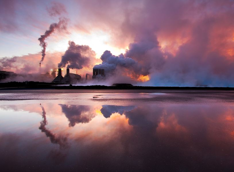 Hellisheidi Power Plant in Reykjanes, Iceland