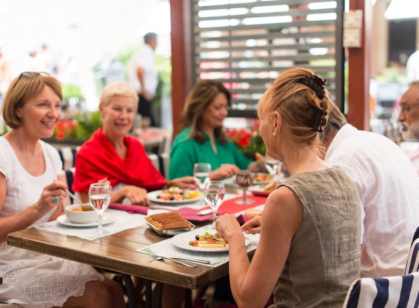 Toast your travels at Celebration Dinner authentic dining 