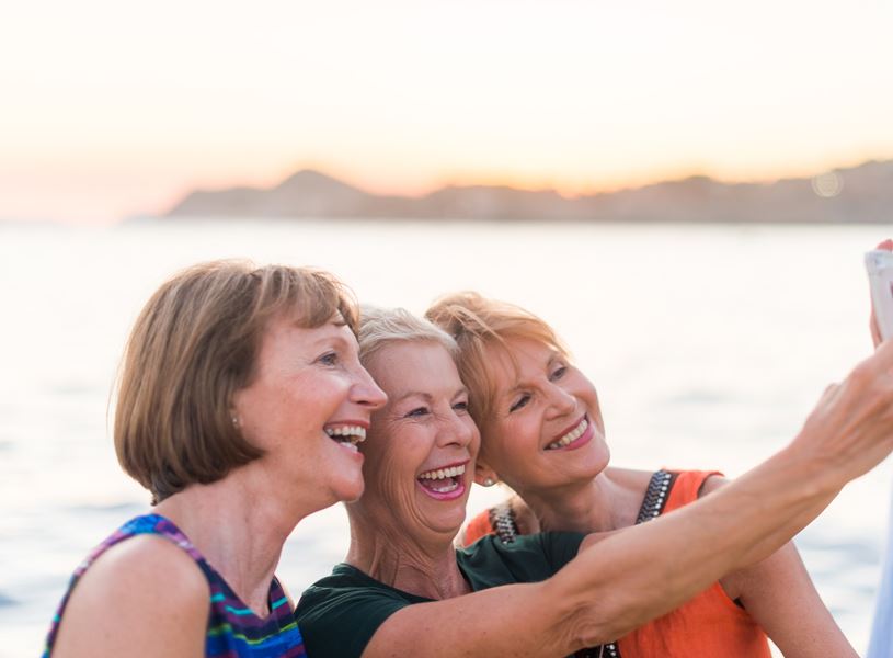Sunset from the water Dubrovnik, Croatia