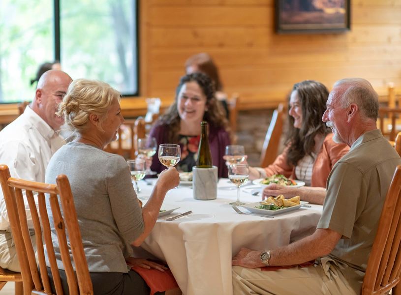 Guests enjoying a Celebration Dinner in Waterford, Ireland
