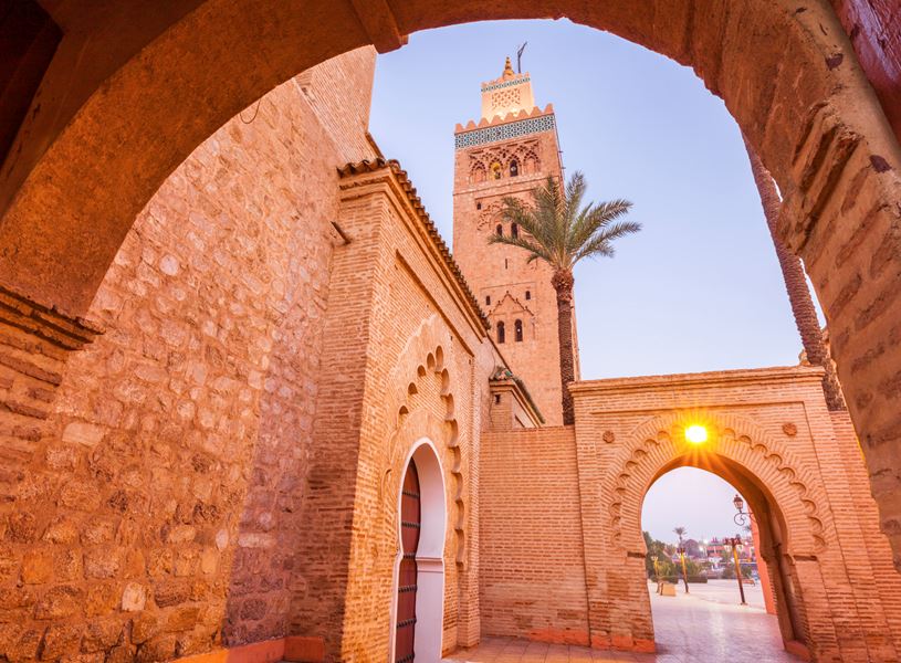 Koutoubia Mosque in Marrakesh, Morocco