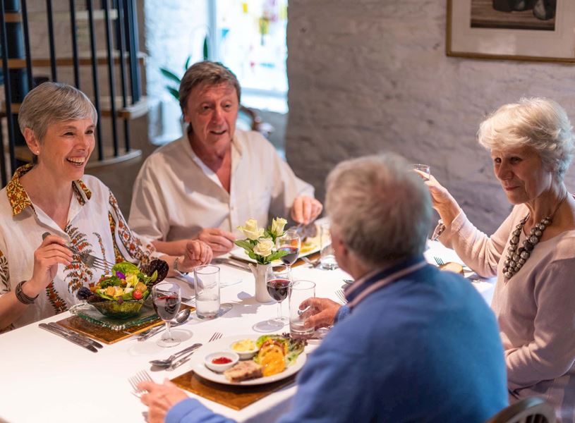 Dine at your chosen restaurant