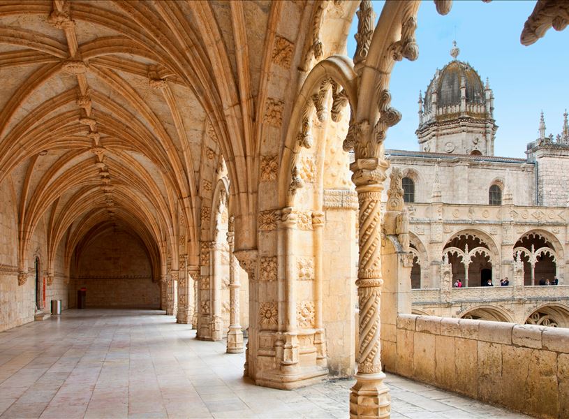 Jeronimos Monastery at Belem, Lisbon, Portugal