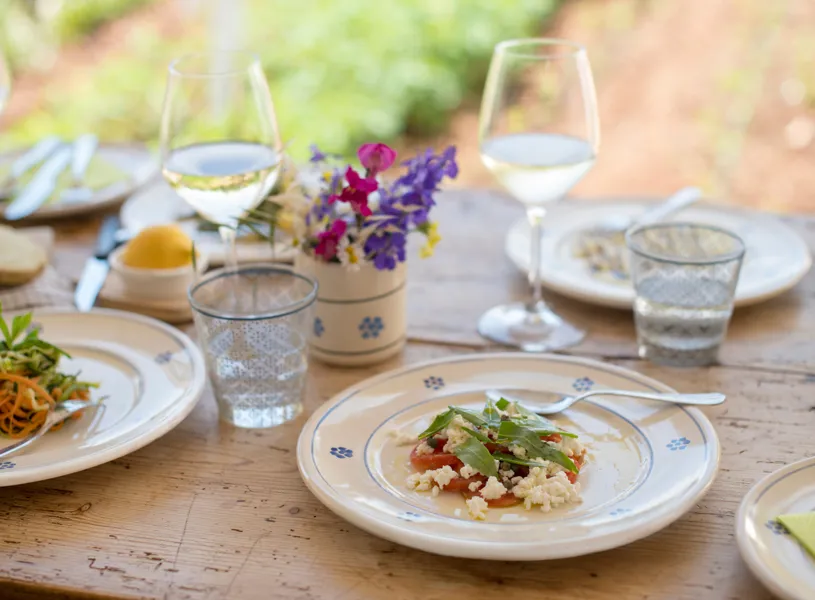 Dinner being served, Alberobello, Italy​  