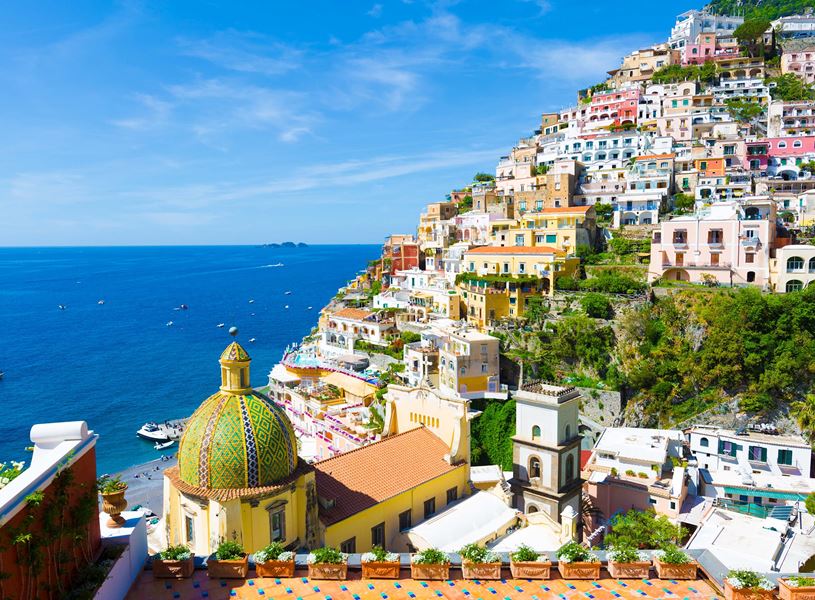 Views of the Amalfi Coast, Sorrento, Italy