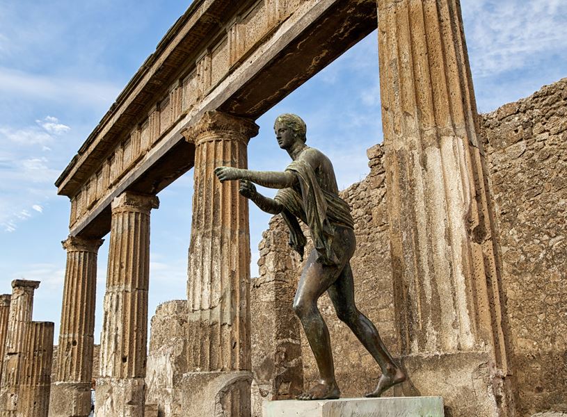 Temple of Apollo Pompeii, Italy