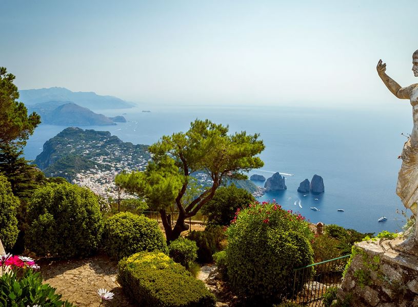 Statue of Tiberius Isle of Capri, Italy