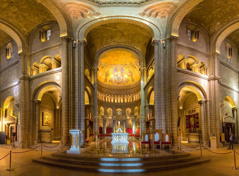 Interior of Saint Nicholas Cathedral in Monaco, Monaco