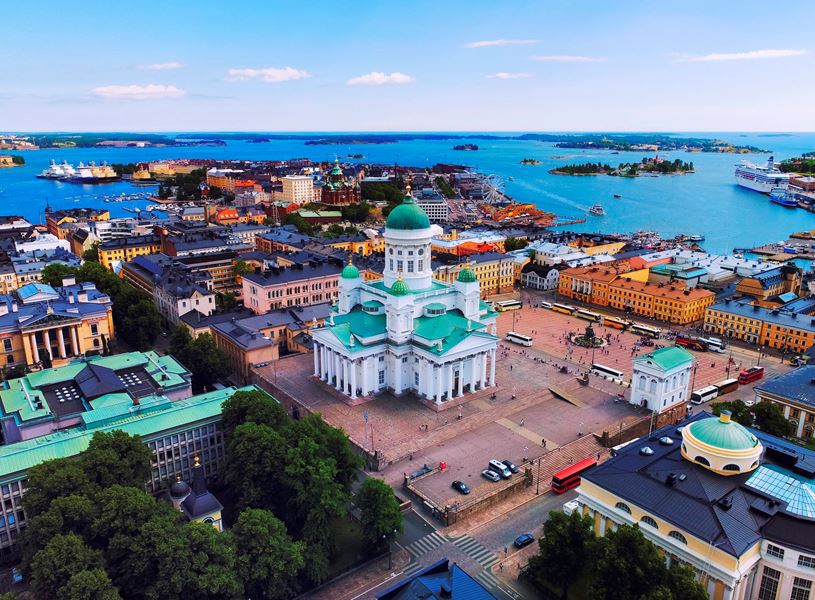 Cathedral in Helsinki, Finland