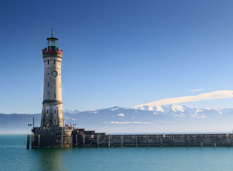 Lighthouse in Lindau, Germany