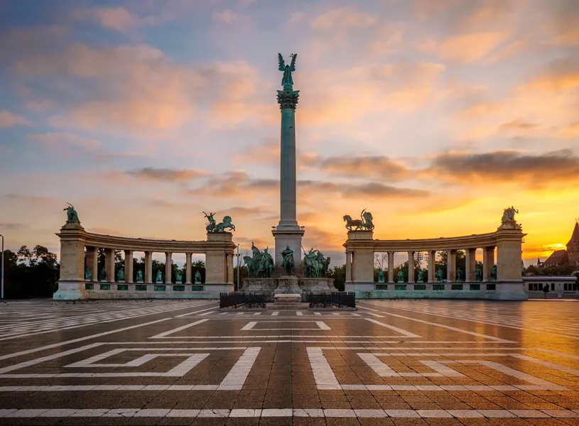Heroes' Square, Budapest, Hungary