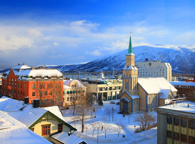 Tromso Cathedral in Norway