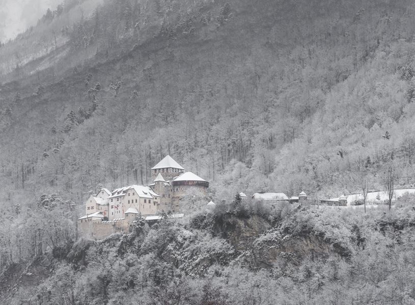 The Vaduz Castle in Vaduz, Liechtenstein