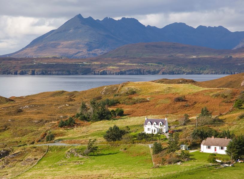 Tarskavaig and the Cuillin Hills, Isle of Skye, Scotland 