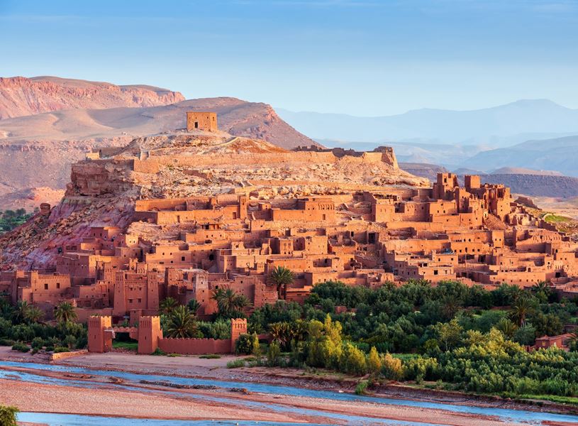 Ancient city in Ait Benhaddou, Morocco 