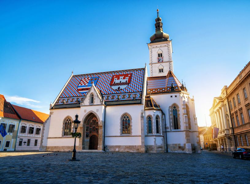 St. Mark's Church in Zagreb, Croatia