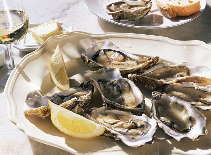 Fresh oysters in Ston, Croatia