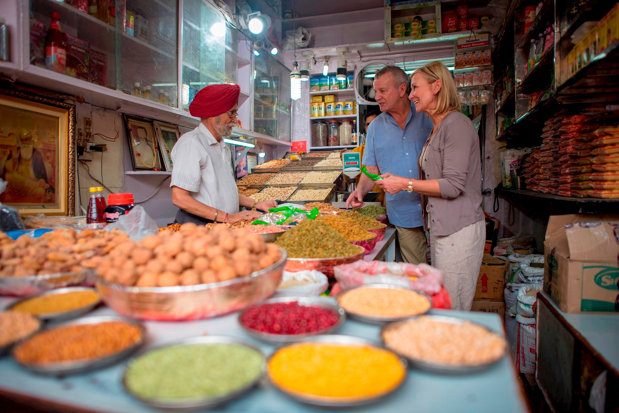 Flower and Spice Market Jaipur, India