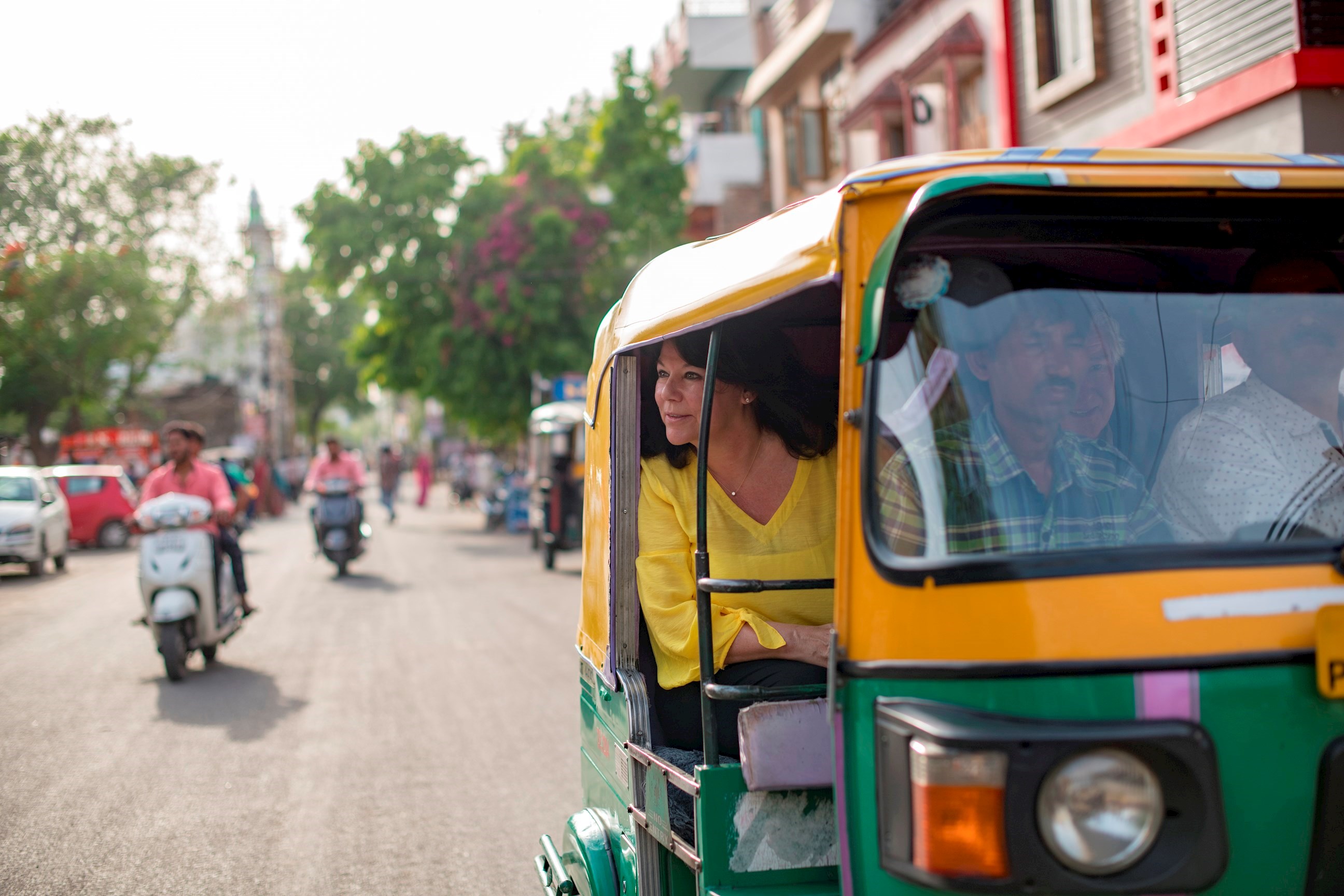 Rickshaw Ride Old Delhi, India