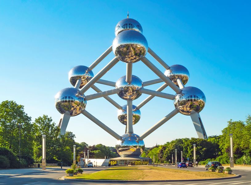 The Atomium in Brussels, Belgium