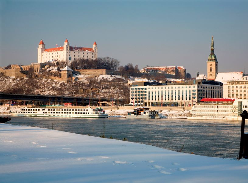 Bratislava Castle in Slovakia 