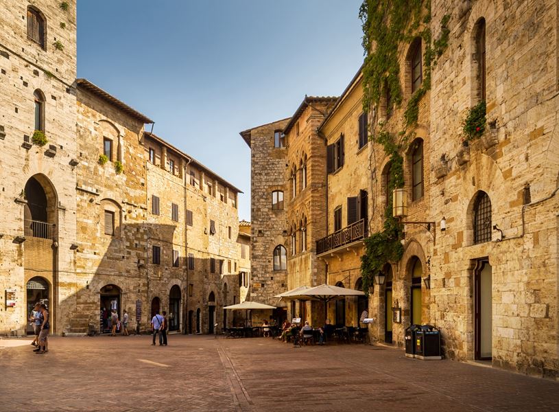 Town San Gimignano, Italy