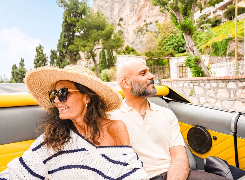 Open Top Taxi Capri, Italy