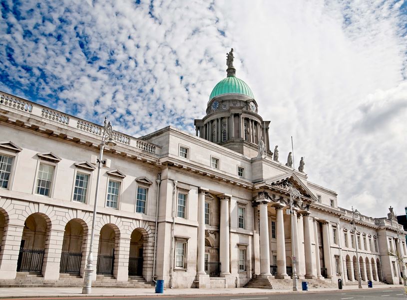 Custom House in Dublin, Ireland