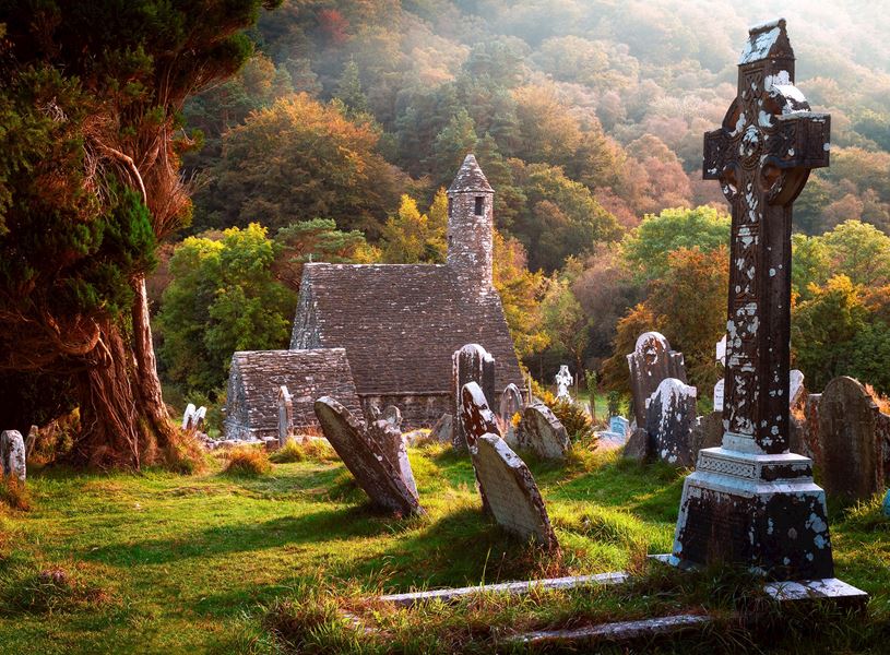 Chapel in Glendalough, Ireland