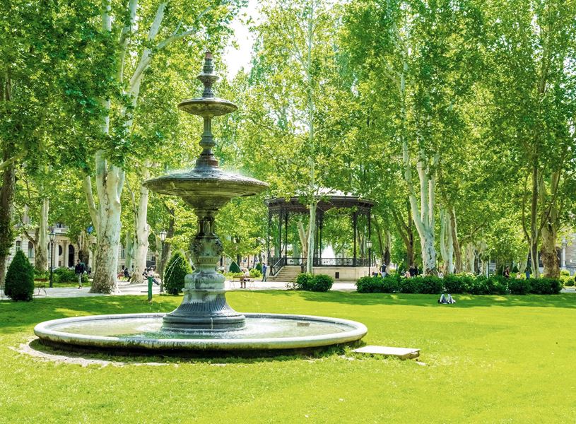Park Zrinjevac in Zagreb, Croatia