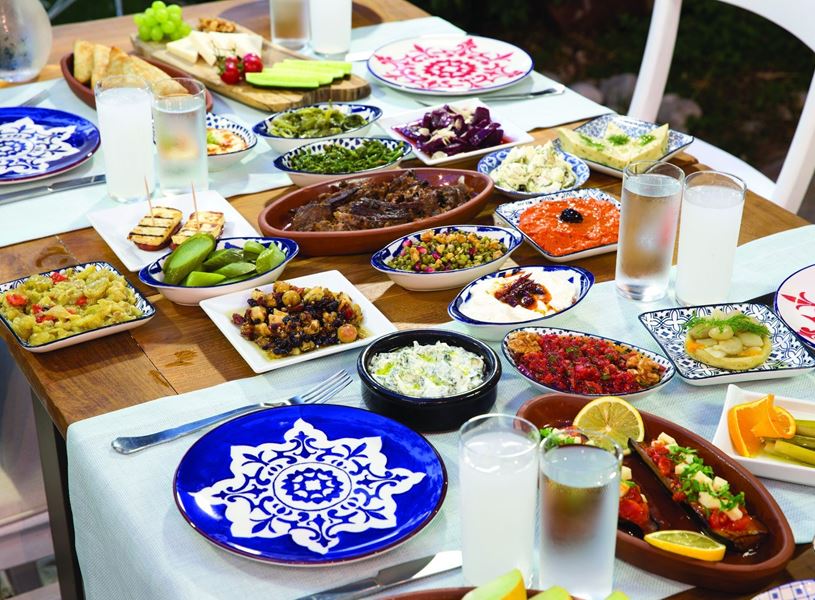 Welcome dinner with traditional Greek food, Athens, Greece