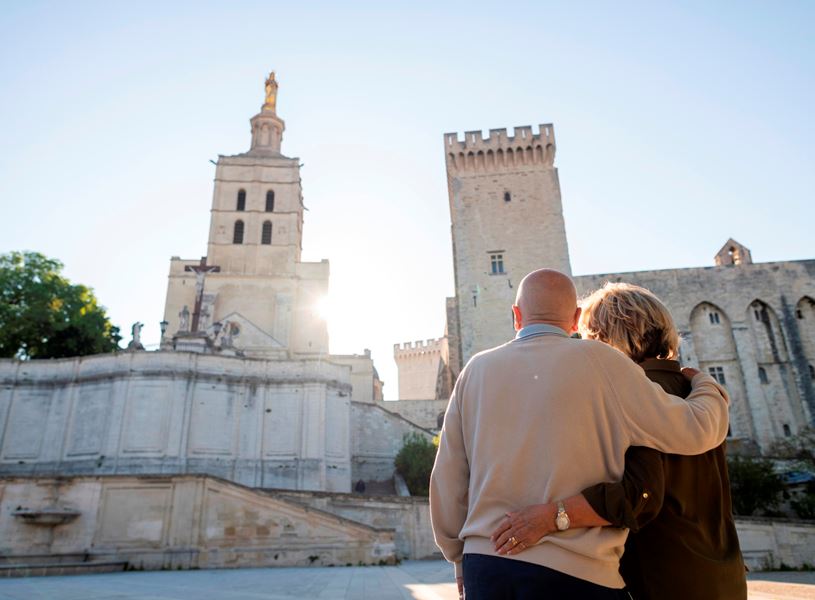 The Palais des Papes, Avignon, France