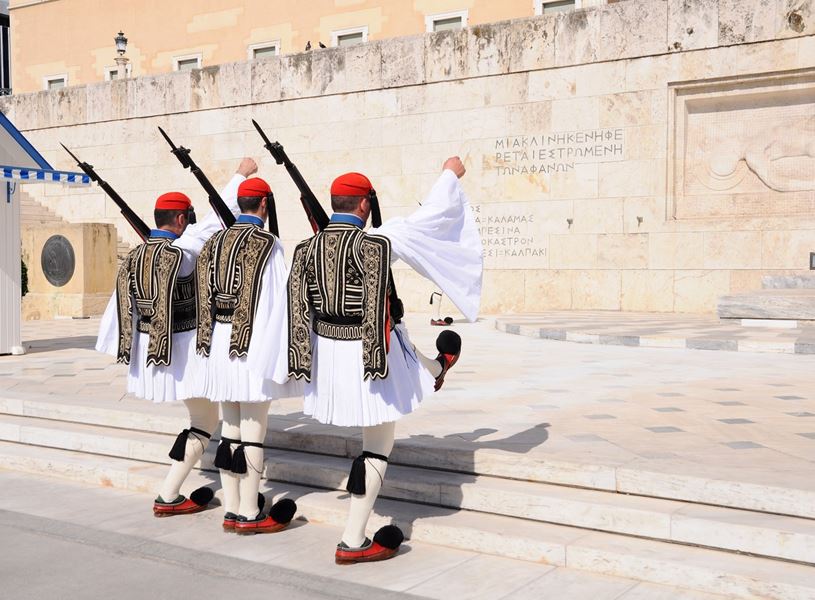 Guards handover in Athens, Greece