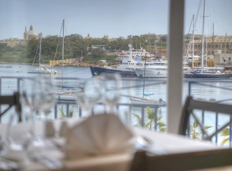 Restaurant view at Hotel Waterfront Sliema, Malta