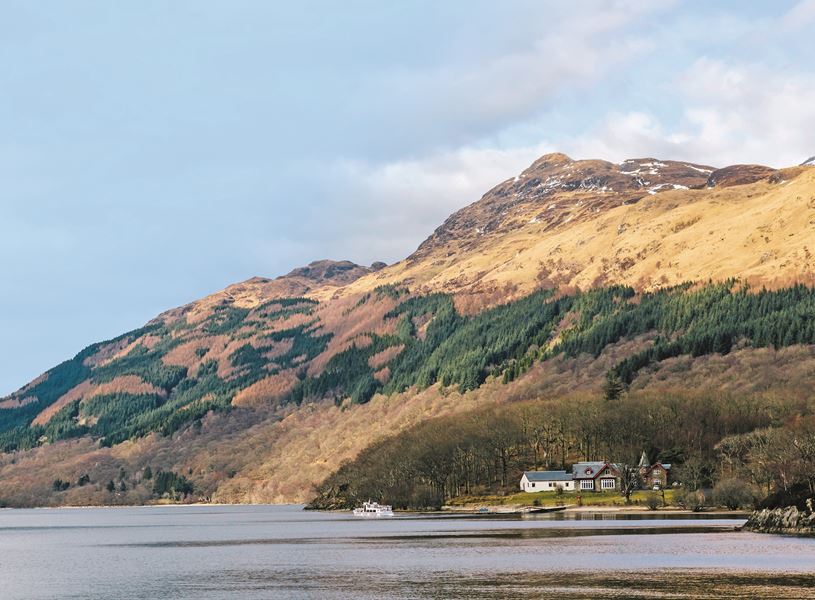 The picturesque Loch Lomond, Scotland