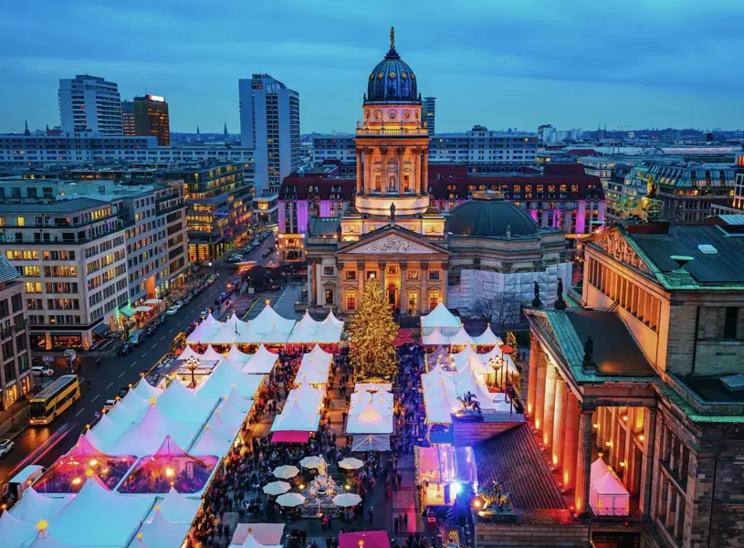Visit the Gendarmenmarkt Christmas market, Berlin Germany