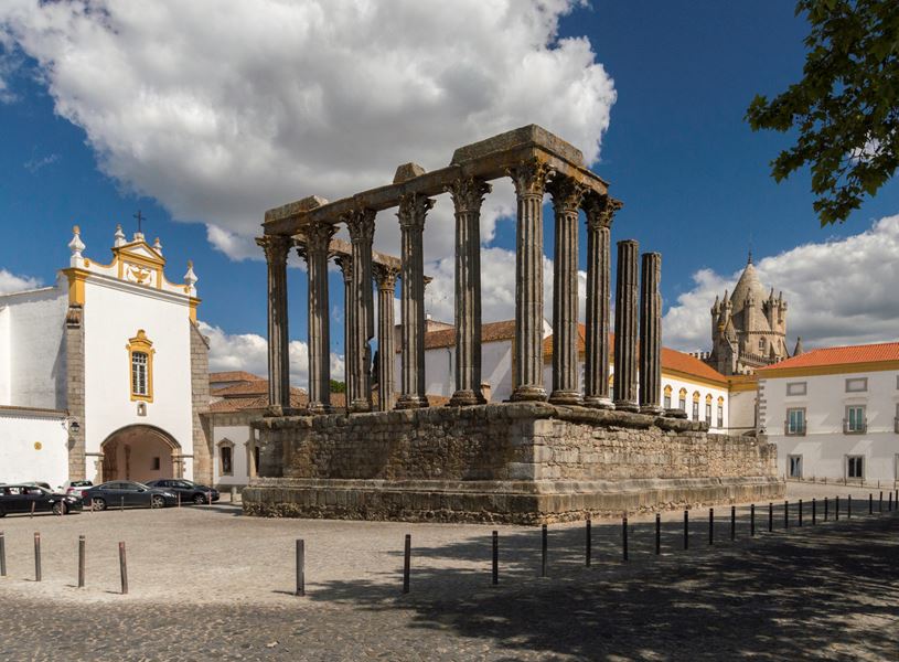 Roman temple of Diana, Evora, Portugal