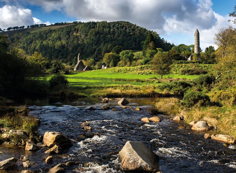 Scenic view of Glendalough, Ireland