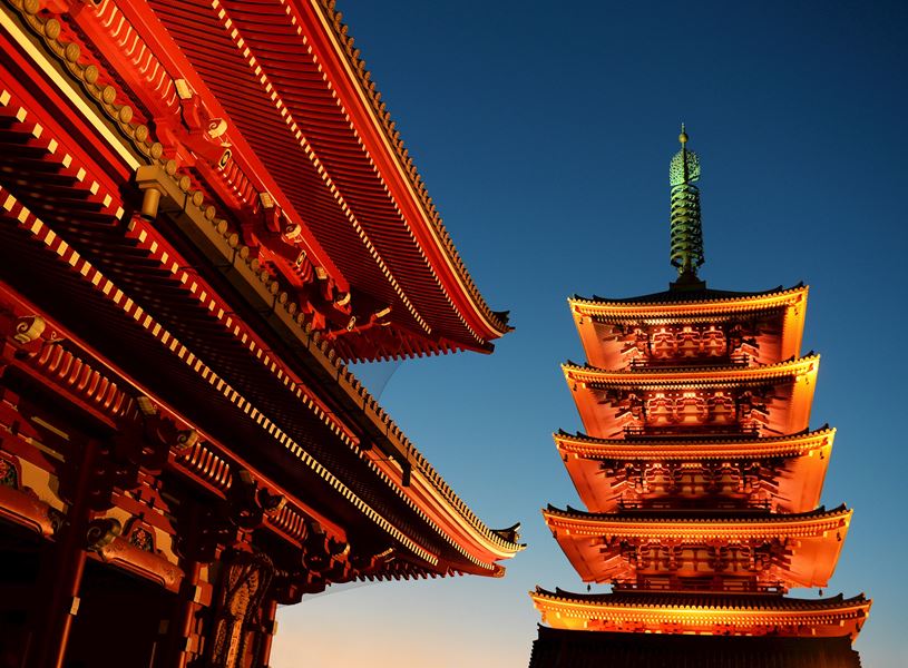 Senso-ji Temple Tokyo, Japan