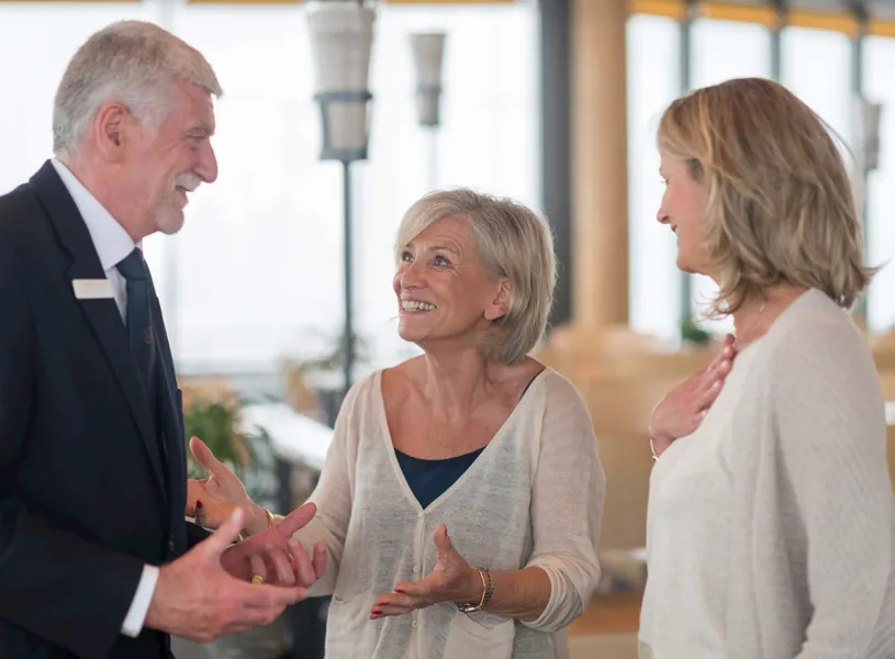 Guests meet Travel Concierge