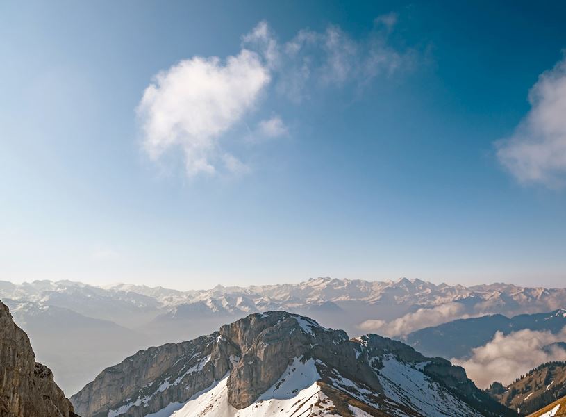 Take in the views from Mt Pilatus