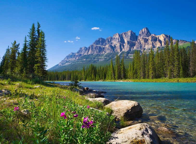 Castle Mountain, Banff National Park​, Canada