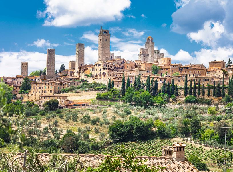 San Gimignano in Tuscany, Italy